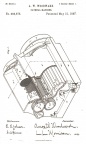 A. W. Woodward oatmeal machine patent 363,875. Sheet 1 of 3.